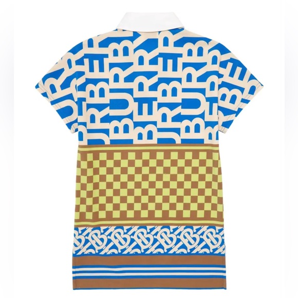 Burberry Kids Margo Print Polo Dress NWT - Picture 2 of 3